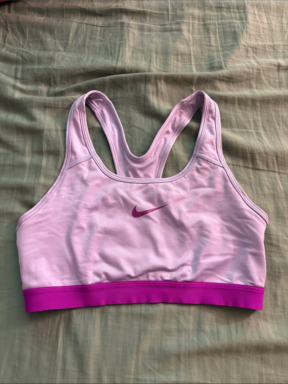 Nike Lavender Sports Bra with purple Band
